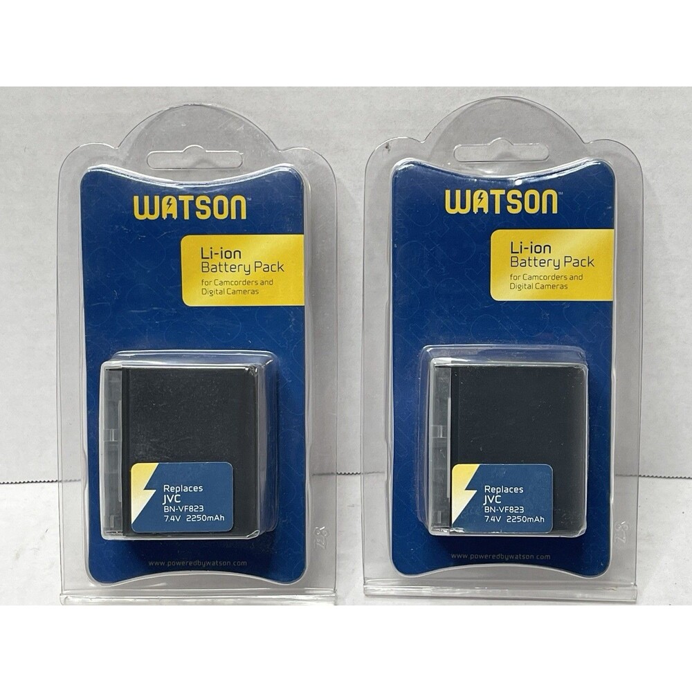 Watson New Lot Of 2. Battery for JVC BN-VF823, BN-VF823U, BN-VF823USP